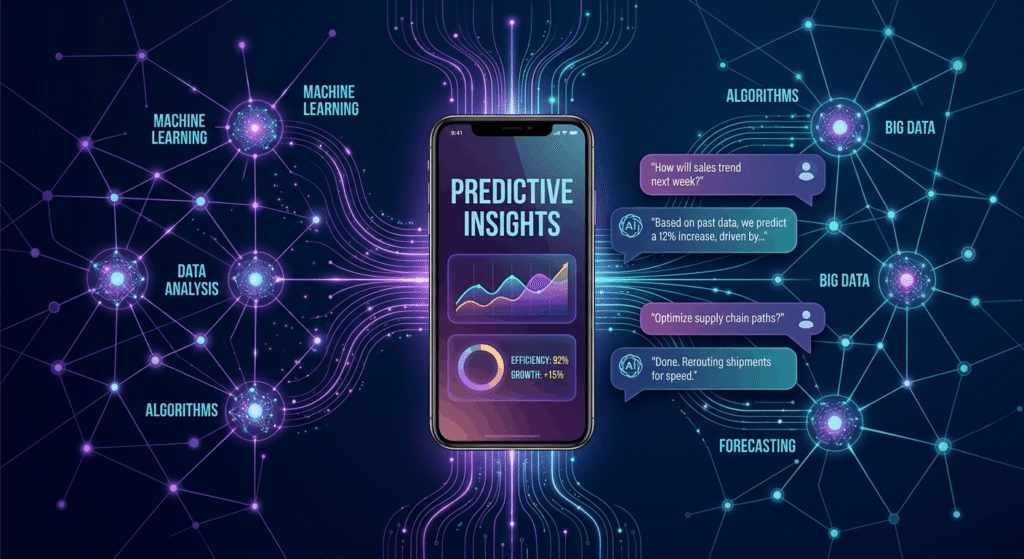 Visually represents AI and multi-agent orchestration — adds depth and modernity to a conceptually advanced section.