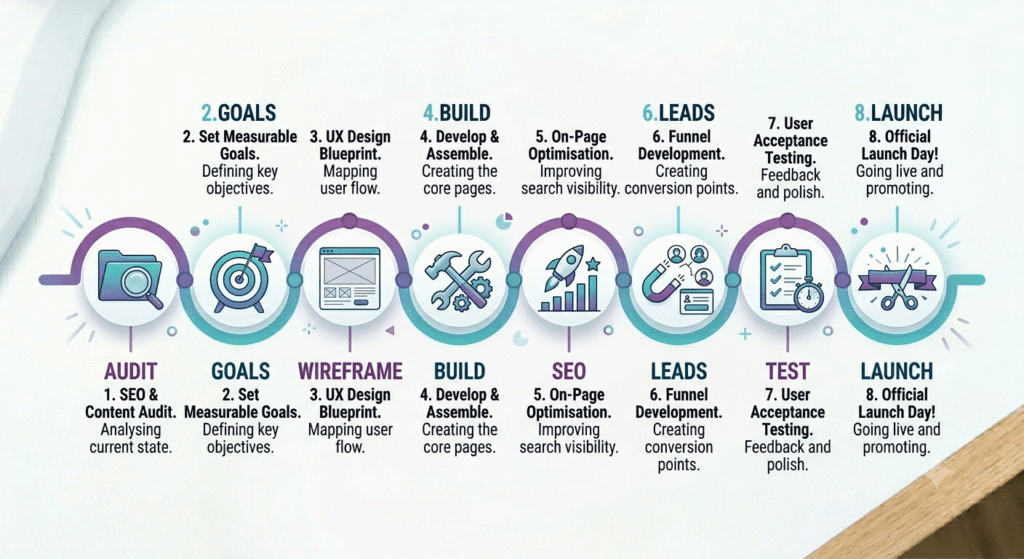 Step-by-step roadmap for implementing mobile-first web development for a small business