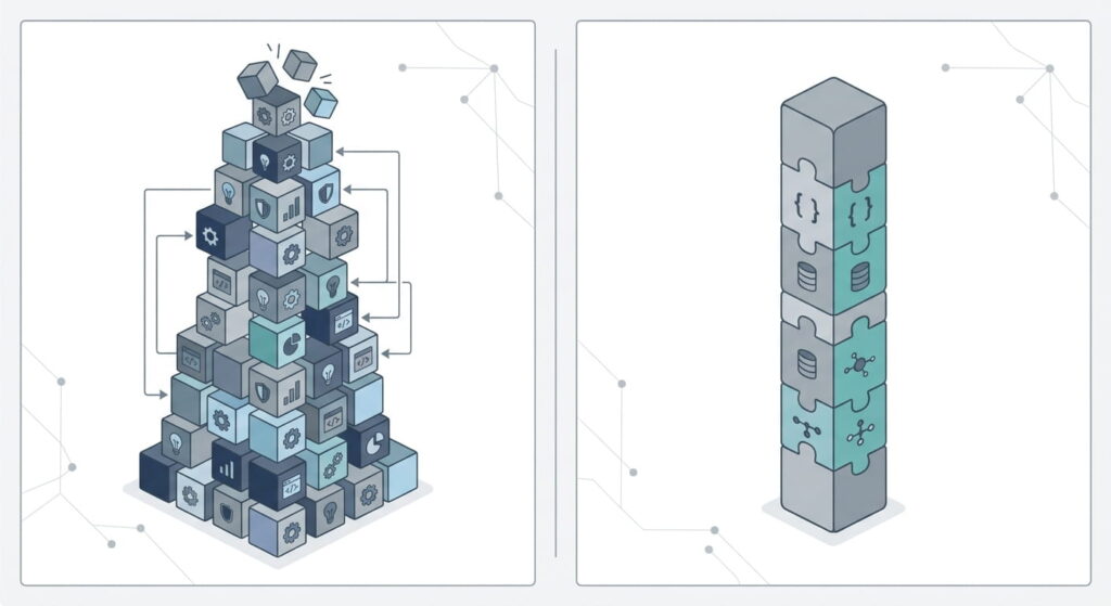 Custom website vs WordPress architecture comparison for business sites